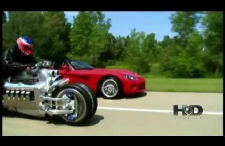 Dodge Viper Motorcycle in New River Valley Speedway, Radford 2021