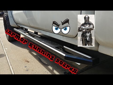 IArmor running boards install on my 2014 Silverado crew cab Dodge Ram Side Steps