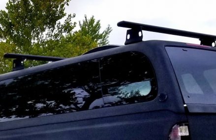 Power Port, Raptor Liner &  Roof Rack System on SnugTop Super Sport Camper Shell From 72180 Woodson AR