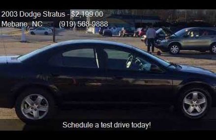 Dodge Stratus Mpg – North Reading 1864 MA