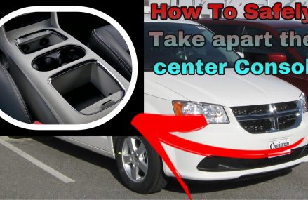 How To Take apart 2019 Dodge Caravan Center Console ( Without breaking) at Miami 33184 FL