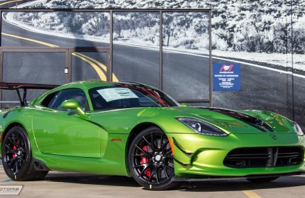 Dodge Viper Red in Winchester Speedway, Winchester, Indiana 2021