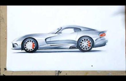 Dodge Viper Drawing at Sportdrome Speedway, Jeffersonville, Indiana 2021