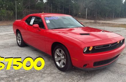 CHEAP $7,500 AUCTION DODGE CHALLENGER! + Public Auto Auction Walk Around! in Latham 67072 KS