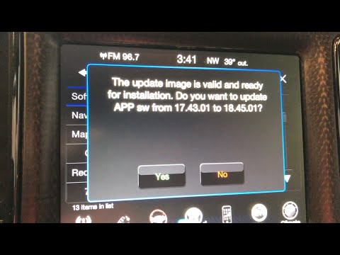 How to do a Uconnect 8.4 Update yourself Dodge Ram Update