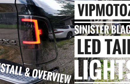 VIPMotoZ SINISTER BLACK LED TAIL LIGHTS | EBAY | RAM 1500 | Install & Review Local Area 97492 Westfir OR