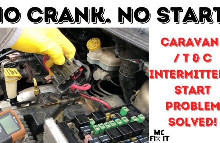 Won't Start? No Start No Crank Intermittent starting problem solved! Dodge Caravan Town and Country Near Marysville 66433 KS