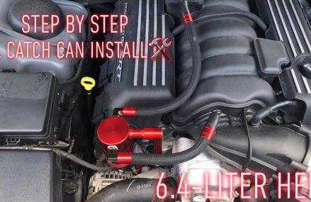 Dodge Challenger ScatPack UPR Oil Catch Can Install STEP BY STEP From Los Angeles 90038 CA