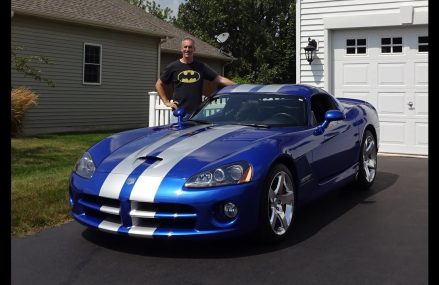 Dodge Viper Blue at Langley Speedway, Hampton, Virginia 2021