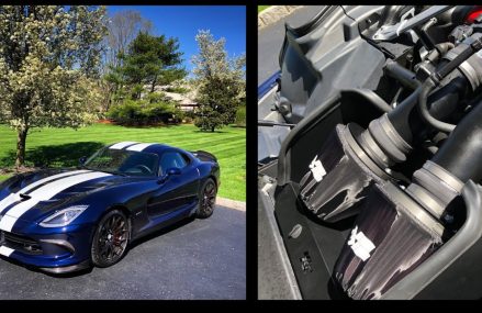 Dodge Viper Intake in South Boston Speedway, South Boston, Virginia 2021