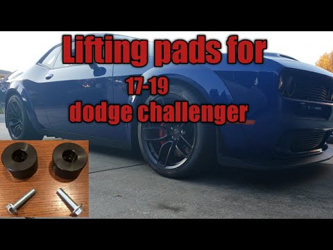 Installing lifting pads on my 2019 Dodge Challenger Redeye 2021