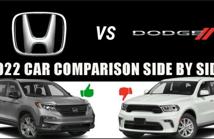 Honda Pilot 2022 vs Dodge Durango 2022 | car comparison side by side Chesapeake Virginia 2018