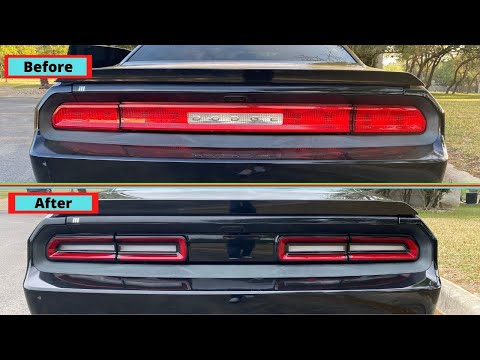 INSTALLING CUSTOM TAILLIGHTS (Full Explanation) (09-14 Challenger) 2021