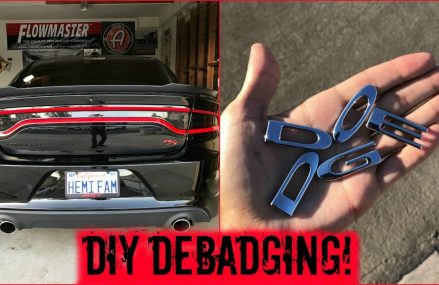 DIY: Debadging The Rear Dodge Emblems On My Scat Pack Charger! ✔️ Local Area 12202 Albany NY