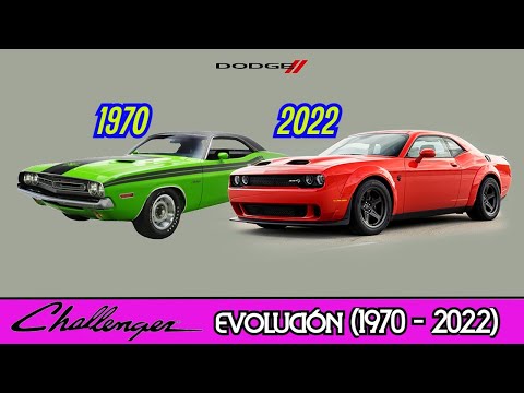 Dodge CHALLENGER historia y evolución / Dodge CHALLENGER history and evolution (1970-2022)!!!!! 2021