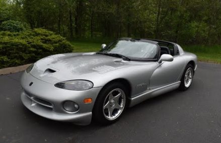 Dodge Viper Roadster in Little Egypt Kart Raceway Park, Lyndon, Vermont 2021