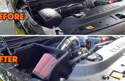 Installed K&N cold air intake on my 2020 Ram Rebel in 20599 Washington DC