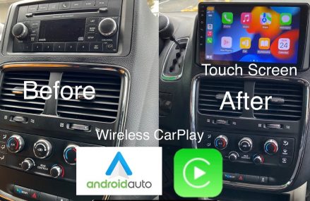 Dodge Caravan Radio Screen Android Auto Apple CarPlay Backup Camera Plug & Play Install Near Milton 67106 KS