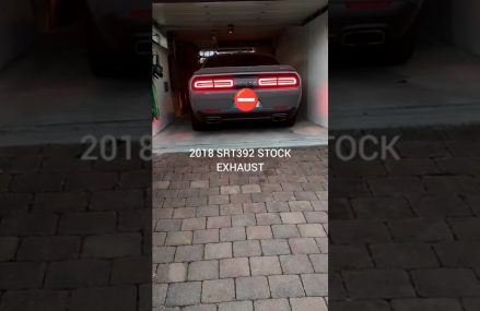 2018 Dodge Challenger SRT392 Cold Start Zoomers Exhaust vs. Stock in 52619 Argyle IA