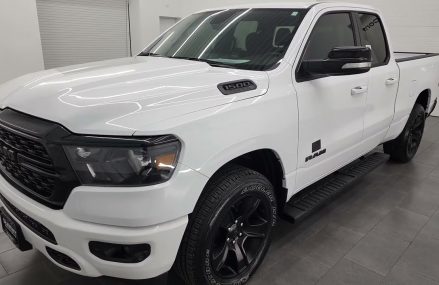 2022 RAM 1500 QUAD CAB SHORT BIG HORN LEVEL 2 NIGHT WHITE 4K WALKAROUND 22T155A SOLD! Around Streets in 92167 San Diego CA