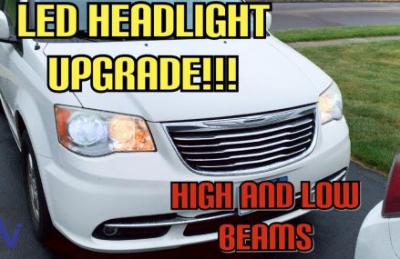 LED Upgrade LOW and HIGH BEAMs For 2012 Chrysler Town and Country/Dodge Grand Caravan For Marana 85653 AZ