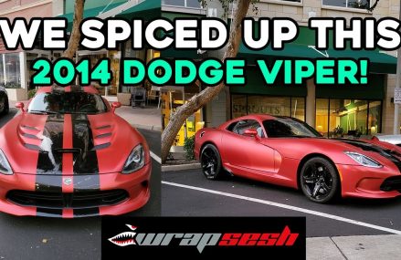 Dodge Viper Wrap Near Southern National Motorsports Park, Lucama, North Carolina 2021