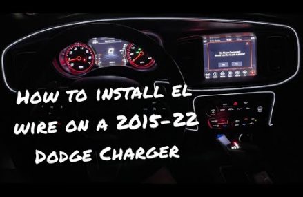 HOW TO INSTALL EL WIRE ON A 2015-2022 DODGE CHARGER Within Zip 24910 Alderson WV