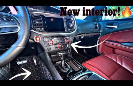 WIDEBODY CHARGER GETS FULL CARBON FIBER INTERIOR AND NEW FLOOR MATS!! From 28319 Barnesville NC