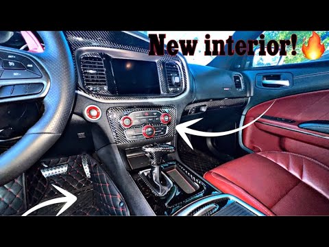 WIDEBODY CHARGER GETS FULL CARBON FIBER INTERIOR AND NEW FLOOR MATS!! 2019