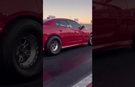 Dodge Hellcat Charger on Nitrous does 8.3 #dragracing From 78732 Austin TX