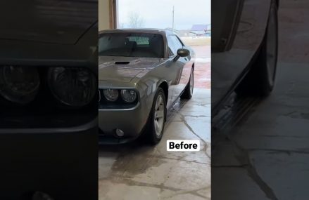 Made such a big difference! #wheels #dodgechallenger From Maplecrest 12454 NY