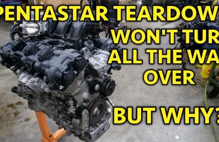 Dodge Caravan 3.6L Pentastar V6 Teardown! Why Won’t This Engine Turn All The Way Over? From Navajo 87328 NM