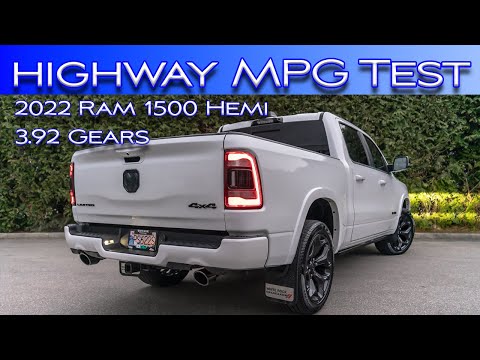 2022 Ram 1500 5.7 Hemi Highway MPG Test *SURPRISING RESULT* Dodge Ram Mpg