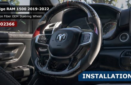 Vicrez Carbon Fiber OEM Steering Wheel vz102366 | Dodge RAM 1500 2019-2022 | Installation in City 7765 Wickatunk NJ