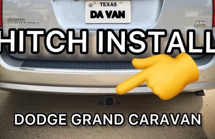 Dodge Grand Caravan DIY hitch install – Curt 13364 -2008 -2019 towing hitch installation From Mainland 19451 PA