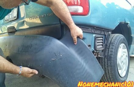 1998 Dodge Grand Caravan: Rear Bumper Removal. Part 2 at Morganton 28655 NC