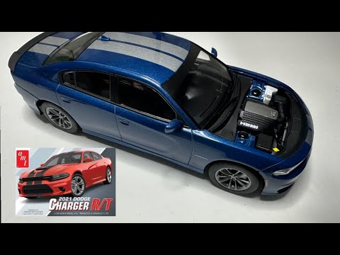 Building a Perfect AMT 2021 Dodge Charger R/T 1/25 scale plastic model car 2021