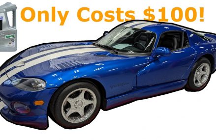 Dodge Viper Oil Change Near Riverhead Raceway, Riverhead, New York 2021