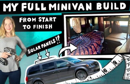 I Converted my Dodge Caravan into a Camper- Solar Panels and All! | FULL Build – Start to Finish | Near Montgomery 36193 AL