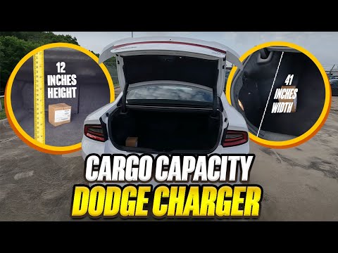 2023 Dodge Charger - True Cargo Capacity Given In Inches 2019