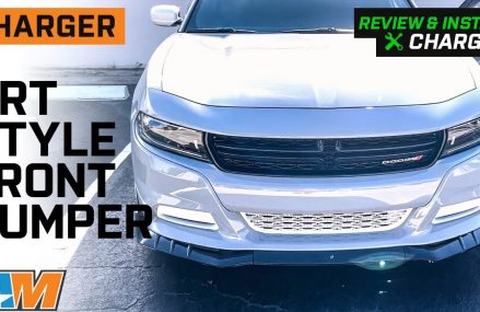 2015-2023 Charger SRT Style Front Bumper Lip Splitter Review & Install in 62809 Barnhill IL